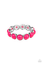 Load image into Gallery viewer, POP, Drop and Roll- Pink and Silver Bracelet- Paparazzi Accessories