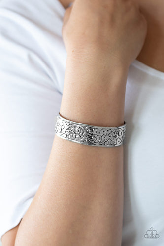 Read The VINE Print- Silver Bracelet- Paparazzi Accessories