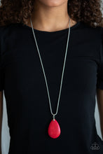 Load image into Gallery viewer, Sedona Sandstone- Red and Silver Necklace- Paparazzi Accessories