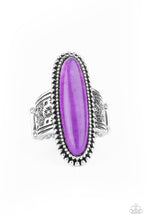 Load image into Gallery viewer, Ultra Luminary- Purple and Silver Ring- Paparazzi Accessories