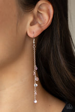 Load image into Gallery viewer, Extended Eloquence - Pink and Silver Earrings- Paparazzi Accessories