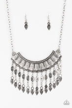 Load image into Gallery viewer, The Desert Is Calling- Silver Necklace- Paparazzi Accessories