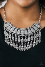 Load image into Gallery viewer, The Desert Is Calling- Silver Necklace- Paparazzi Accessories