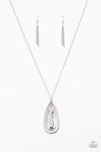 Load image into Gallery viewer, The Royal Coronation- White and Silver Necklace- Paparazzi Accessories