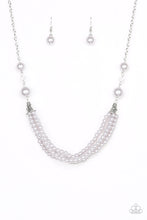 Load image into Gallery viewer, One-WOMAN Show - Silver Necklace- Paparazzi Accessories