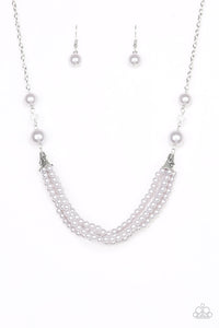 One-WOMAN Show - Silver Necklace- Paparazzi Accessories