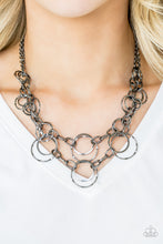 Load image into Gallery viewer, Urban Center- Gunmetal Necklace- Paparazzi Accessories