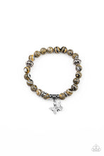 Load image into Gallery viewer, Butterfly Wishes- Yellow and Silver Bracelet- Paparazzi Accessories