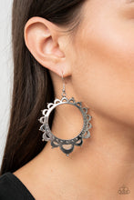 Load image into Gallery viewer, Casually Capricious- Silver Earrings- Paparazzi Accessories