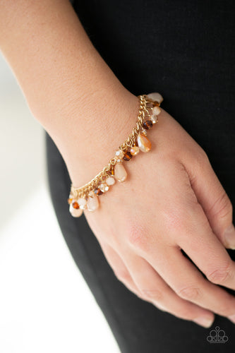 Cat Crawl- Gold Bracelet- Paparazzi Accessories