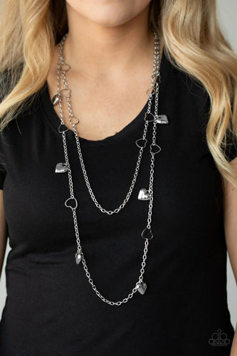 Chicly Cupid- Silver Necklace- Paparazzi Accessories