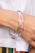 Load image into Gallery viewer, Clear-Cut Couture- White Bracelet- Paparazzi Accessories