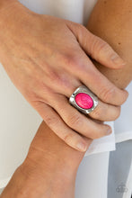Load image into Gallery viewer, Elemental Essence- Pink and Silver Ring- Paparazzi Accessories