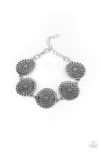 Load image into Gallery viewer, Garden Gate Glamour- Silver Bracelet- Paparazzi Accessories