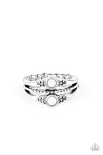 Load image into Gallery viewer, Give It Your ZEST- White and Silver Ring- Paparazzi Accessories