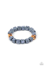 Load image into Gallery viewer, Glaze Craze- Blue and Brown Bracelet- Paparazzi Accessories