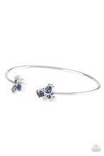 Load image into Gallery viewer, Going For Glitter- Blue and Silver Bracelet- Paparazzi Accessories
