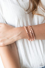 Load image into Gallery viewer, Hammered Heirloom- Copper Bracelets- Paparazzi Accessories