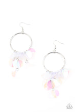 Load image into Gallery viewer, Holographic Hype- Multicolored Silver Earrings- Paparazzi Accessories