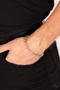 Intrepid Method- Silver Bracelet- Paparazzi Accessories