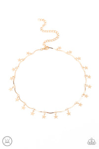 Little Miss Americana- Gold Necklace- Paparazzi Accessories