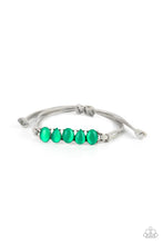 Load image into Gallery viewer, Opal Paradise- Green and Silver Bracelet- Paparazzi Accessories