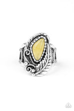 Load image into Gallery viewer, Palm Princess- Yellow and Silver Ring- Paparazzi Accessories