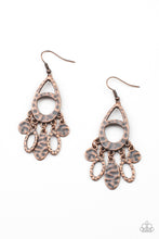 Load image into Gallery viewer, PLAINS Jane- Copper Earrings- Paparazzi Accessories