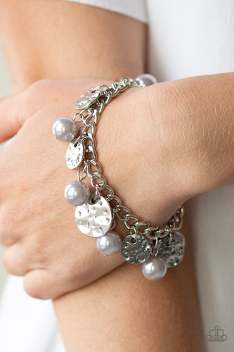 SEA in A New Light- Silver Bracelet- Paparazzi Accessories