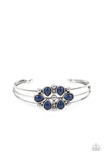 Load image into Gallery viewer, Taj Mahal Meadow- Blue and Silver Bracelet- Paparazzi Accessories