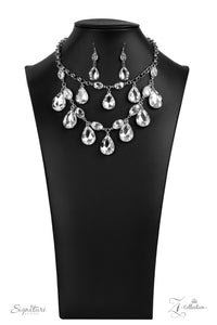 The Sarah- White and Silver Necklace- Paparazzi Accessories