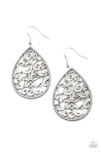 Load image into Gallery viewer, Tour de Garden- Silver Earrings- Paparazzi Accessories