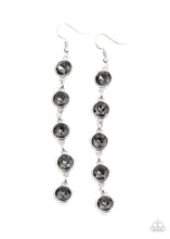 Load image into Gallery viewer, Trickle Down Twinkle- Silver Earrings- Paparazzi Accessories