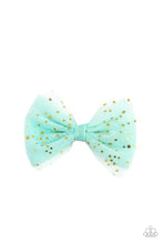 Load image into Gallery viewer, Twinkly Tulle- Green and Gold Hair Clip- Paparazzi Accessories