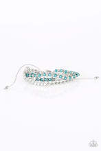 Load image into Gallery viewer, Ultra Modern- Blue and Silver Bracelet- Paparazzi Accessories