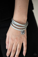 Load image into Gallery viewer, Wonderfully Worded- Silver Bracelet- Paparazzi Accessories