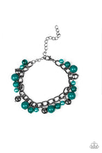 Load image into Gallery viewer, Hold My Drink- Green and Gunmetal Bracelet- Paparazzi Accessories