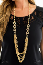 Load image into Gallery viewer, The Melissa- White and Gold Necklace- Paparazzi Accessories