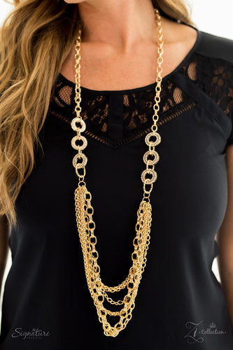 The Melissa- White and Gold Necklace- Paparazzi Accessories