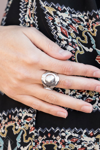 Metro Center- Silver Ring- Paparazzi Accessories