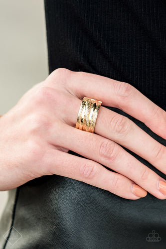 Rise and Shine- Gold Ring- Paparazzi Accessories
