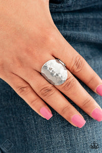 Hit The BRIGHTS- Silver Ring- Paparazzi Accessories