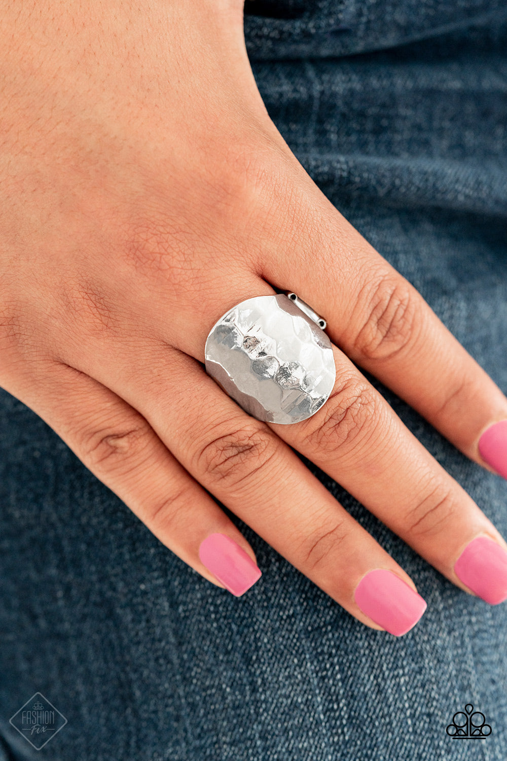 Hit The BRIGHTS- Silver Ring- Paparazzi Accessories