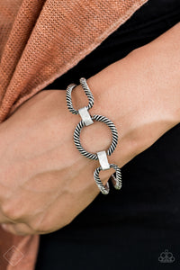 Desert Cat- Silver Bracelet- Paparazzi Accessories