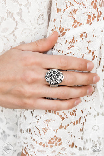 Modern Mandala- Silver Ring- Paparazzi Accessories