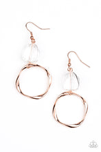 Load image into Gallery viewer, All Clear- Copper Earrings- Paparazzi Accessories
