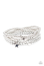 Load image into Gallery viewer, American All-Star- Silver Bracelet- Paparazzi Accessories