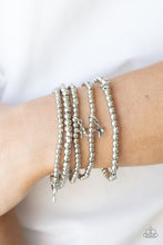 Load image into Gallery viewer, American All-Star- Silver Bracelet- Paparazzi Accessories