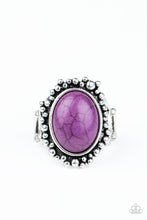 Load image into Gallery viewer, Desert Mine- Purple and Silver Ring- Paparazzi Accessories