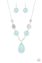 Load image into Gallery viewer, DEW What You Wanna DEW- Blue and Silver Necklace- Paparazzi Accessories